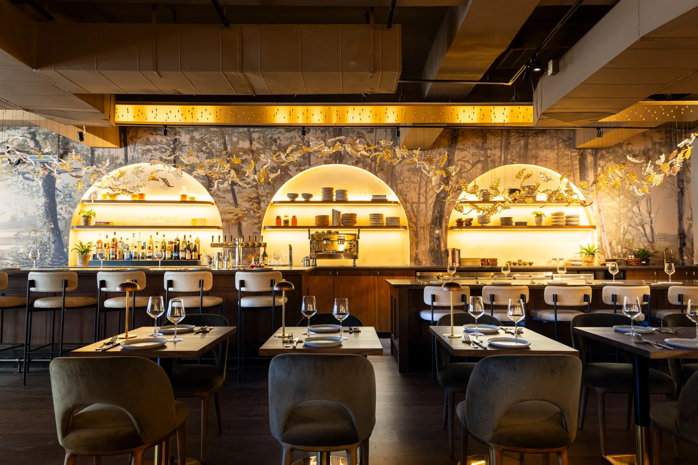 The dining room at Urban Hearth